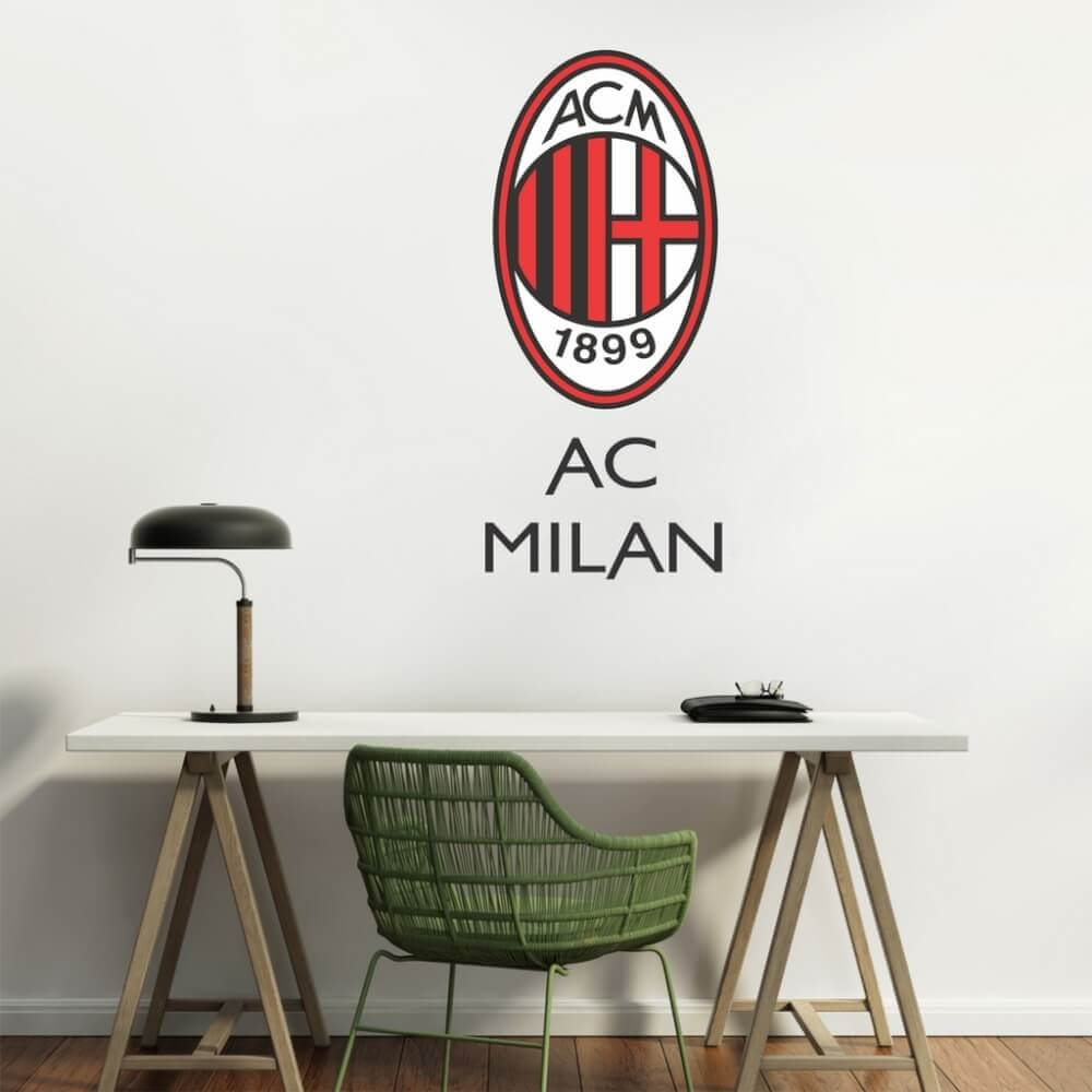 Sticker mural AC Milan